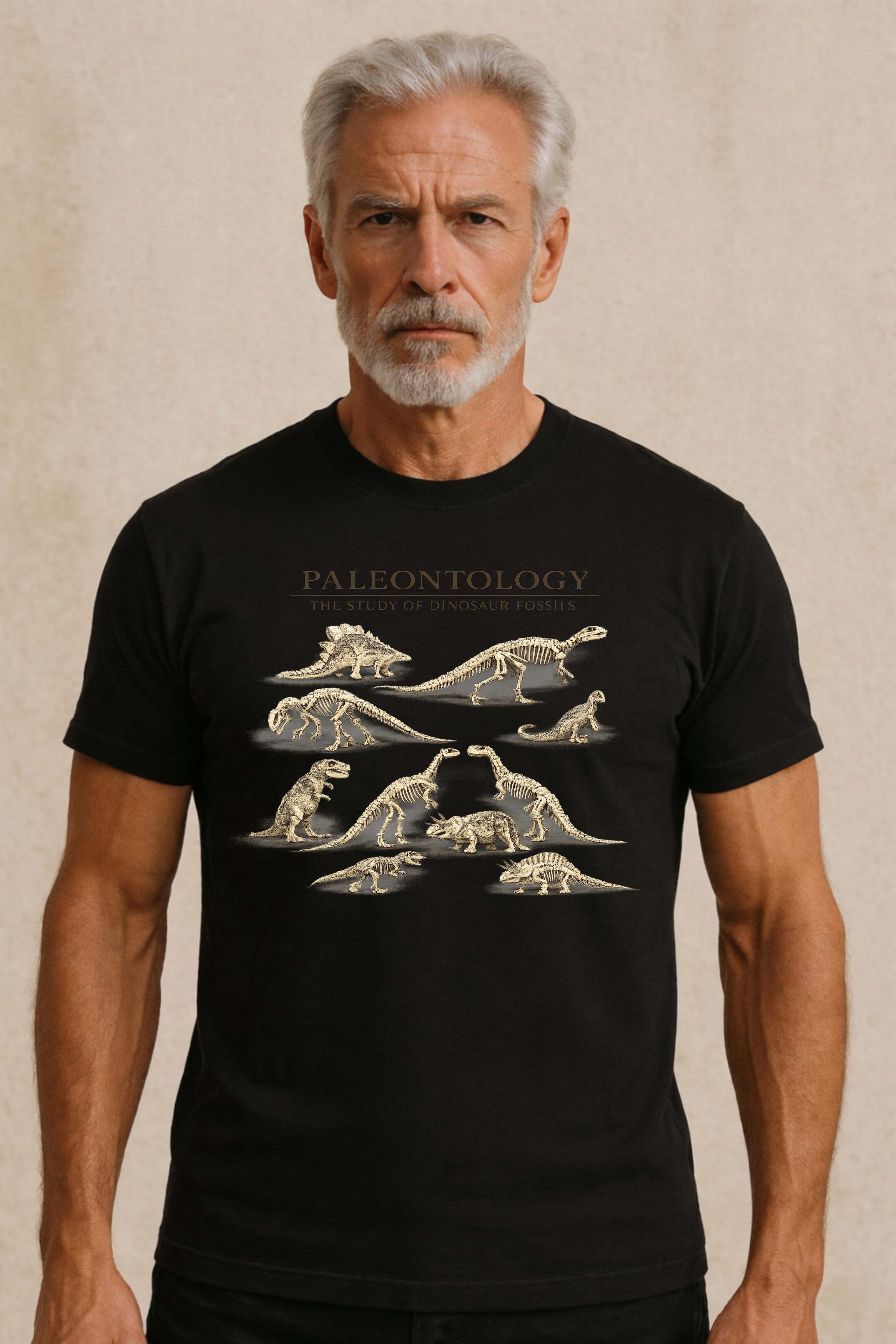 Paleontology The Study Of Dinosaur Fossils Men's T-Shirt
