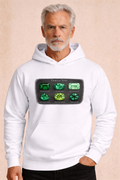Emerald Types Chart Men's Hoodie | Gemstone Graphic Sweater