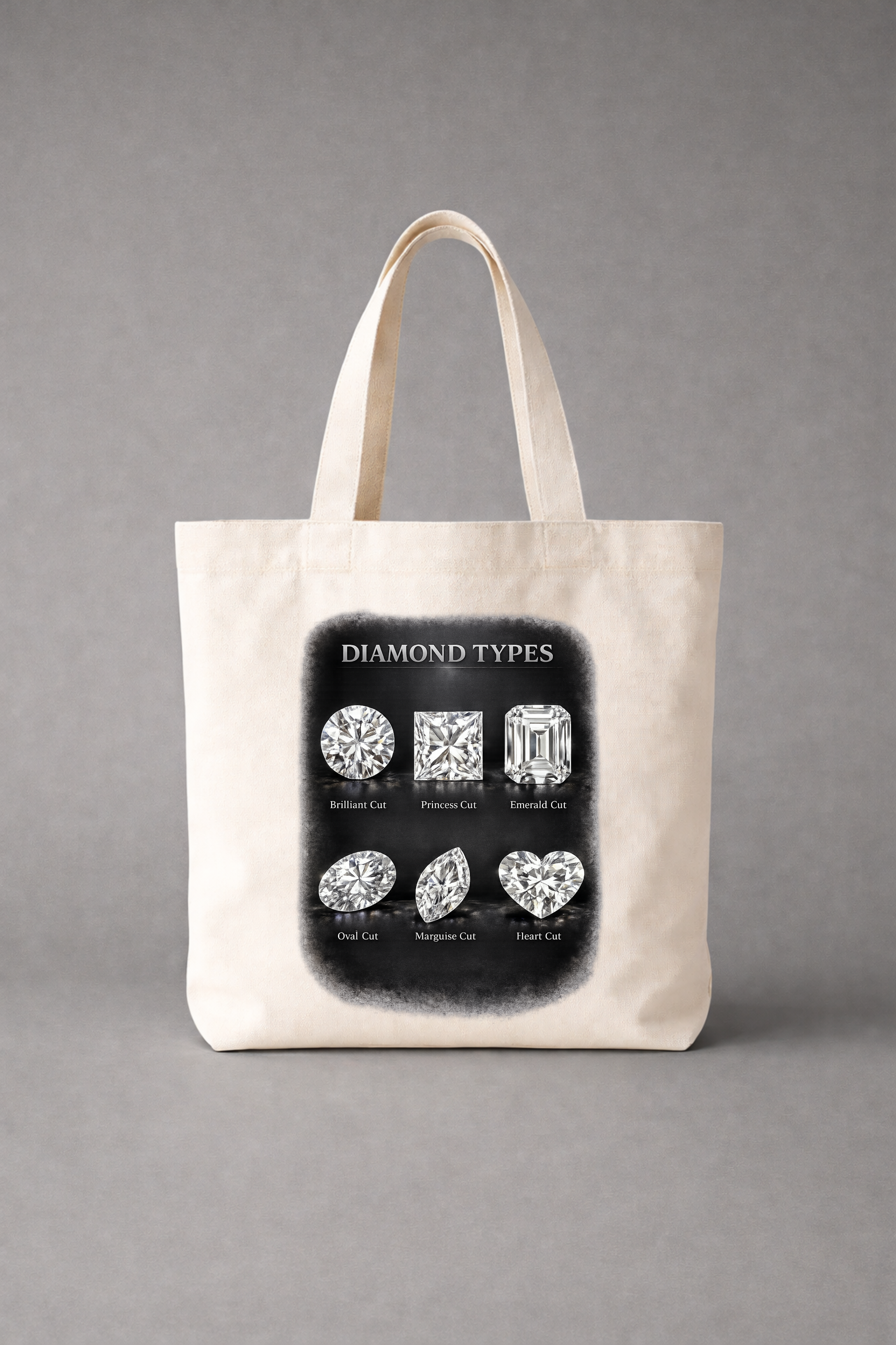 Diamond Types Chart Shoulder Bag | Diamond Tote Bag