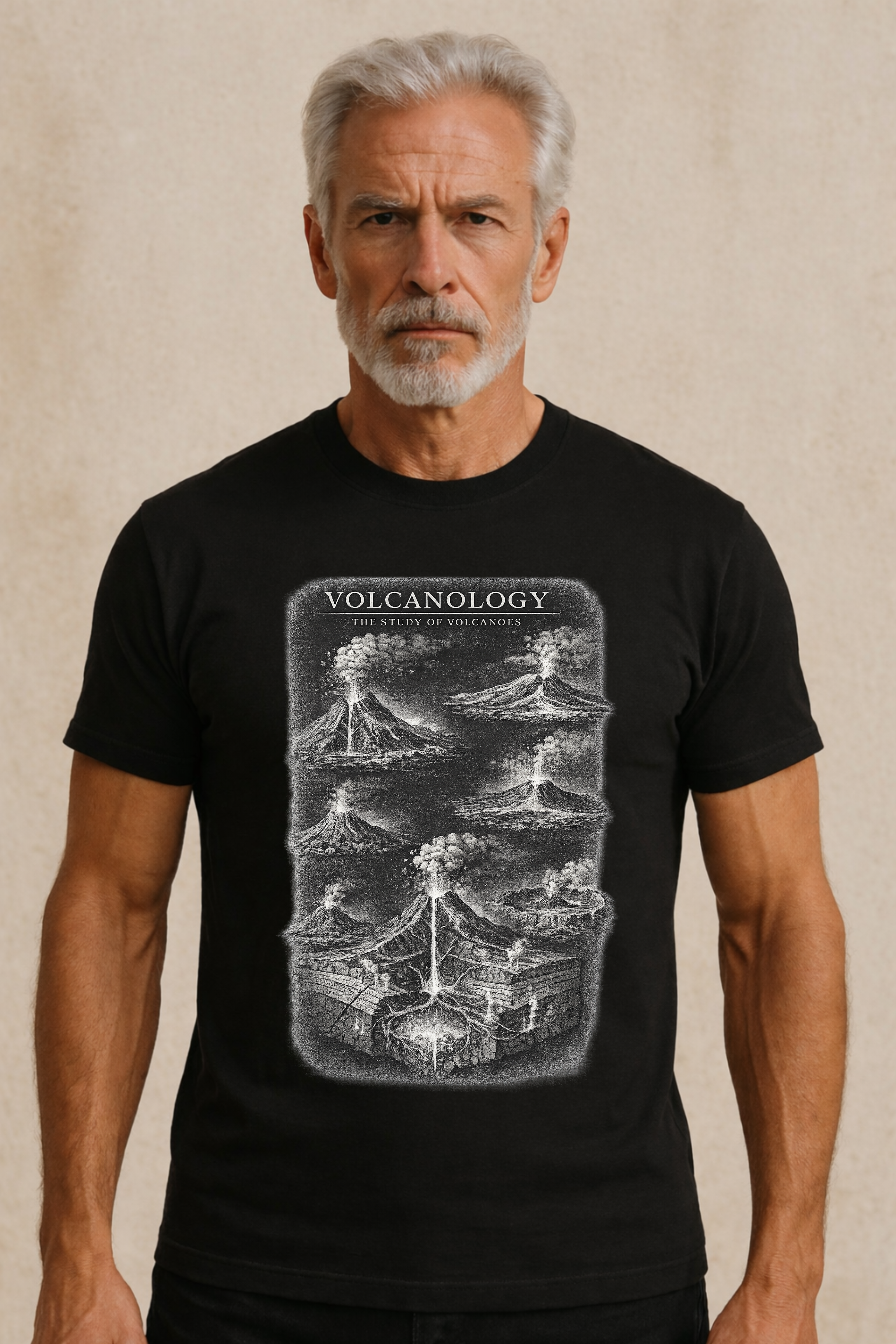 Volcanology The Study Of Volcanoes Men's T-Shirt