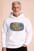 Pangea Map Men's Hoodie | Ancient Earth History Graphic Sweater