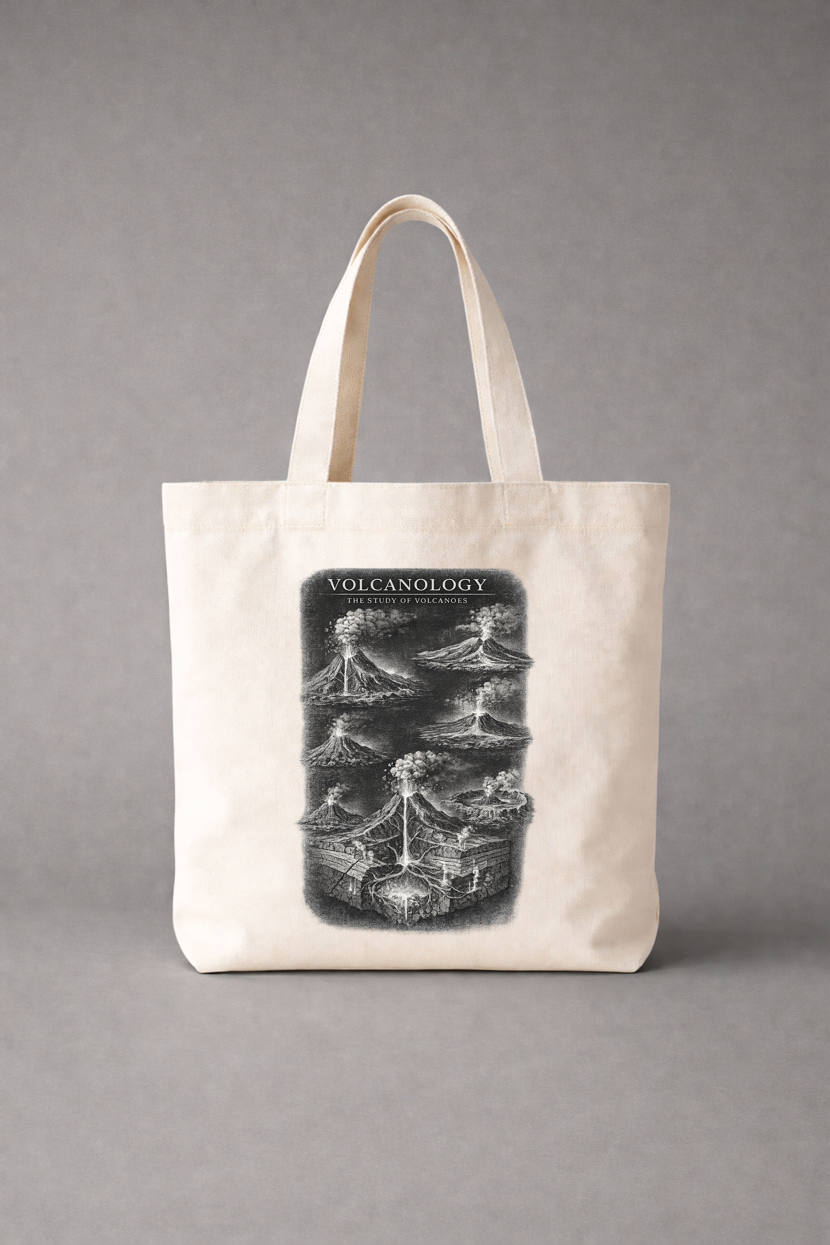 Volcanology Shoulder Bag | The Study Of Volcanoes Tote Bag