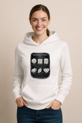 Diamond Types Chart Women's Hoodie | Gemstone Education Sweater