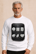 Diamond Types Chart Men's Pullover | Gemstone Education Sweater