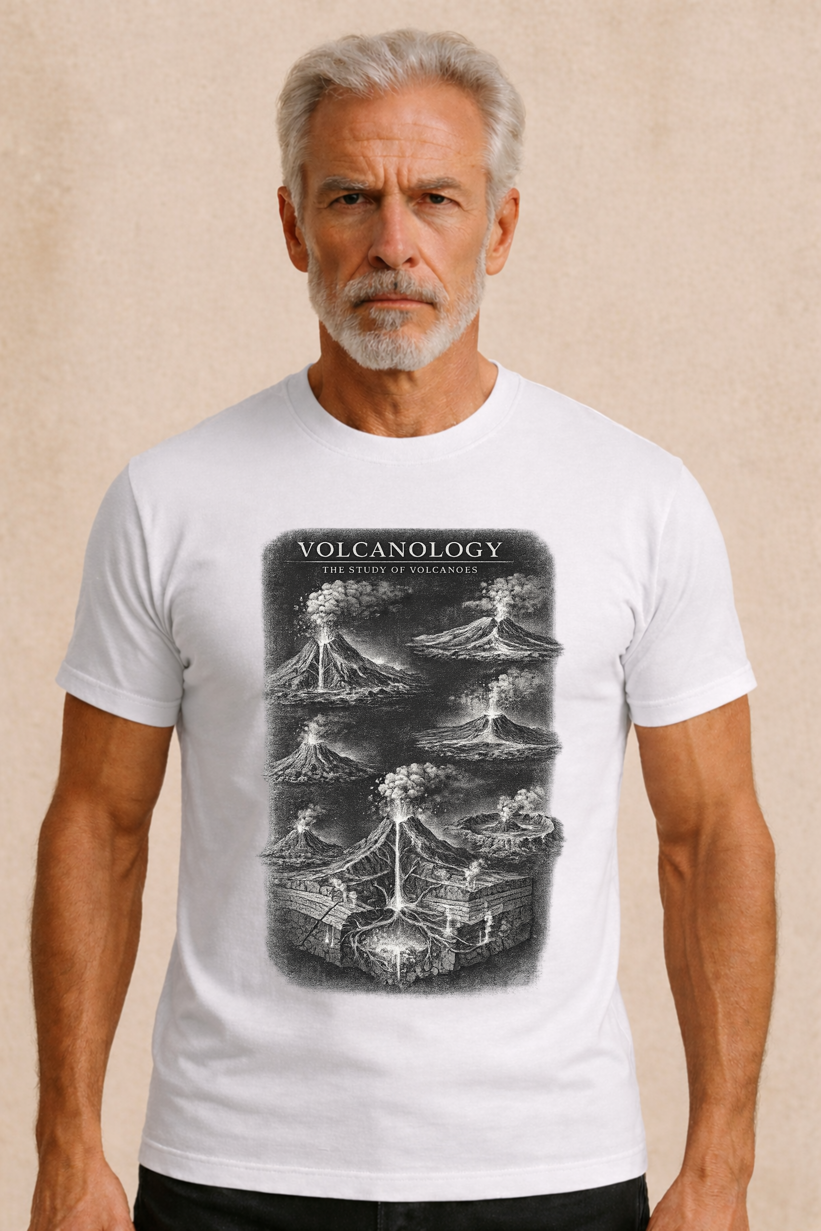 Volcanology The Study Of Volcanoes Men's T-Shirt